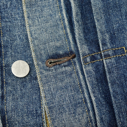 【中古】ヤングアンドオルセンザドライグッズストア YOUNG &amp; OLSEN The DRYGOODS STORE コットン デニムジャケット ブルー【サイズ5】【 状態ランクB 】【 メンズ 】