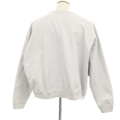 【中古】マーカウェア markaware コットン オーバーサイズ クルーネック スウェット ライトグレー【サイズ2】【 状態ランクB 】【 メンズ 】