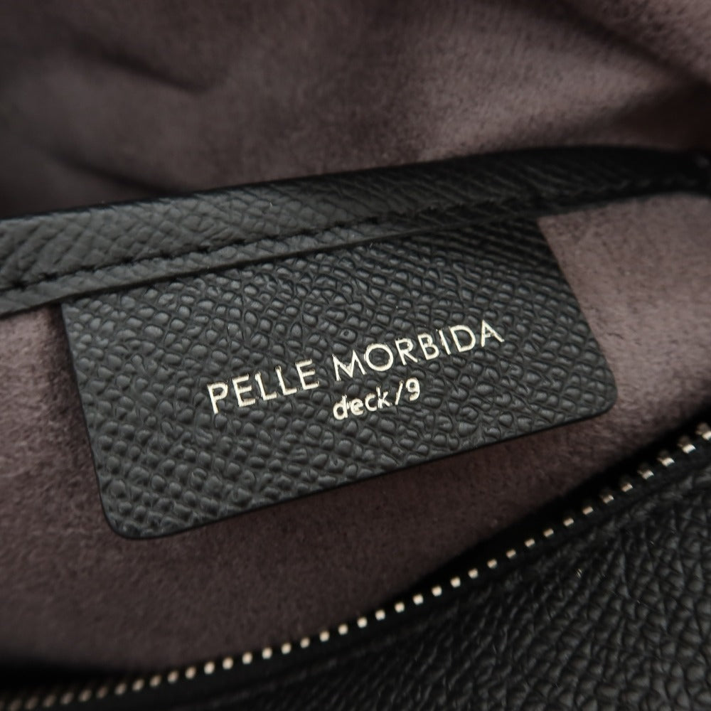 【新品】ペッレモルビダ PELLE MORBIDA PMO-9B202 deck/9 牛革 ブリーフケース ブラック【 状態ランクN 】【 メンズ 】