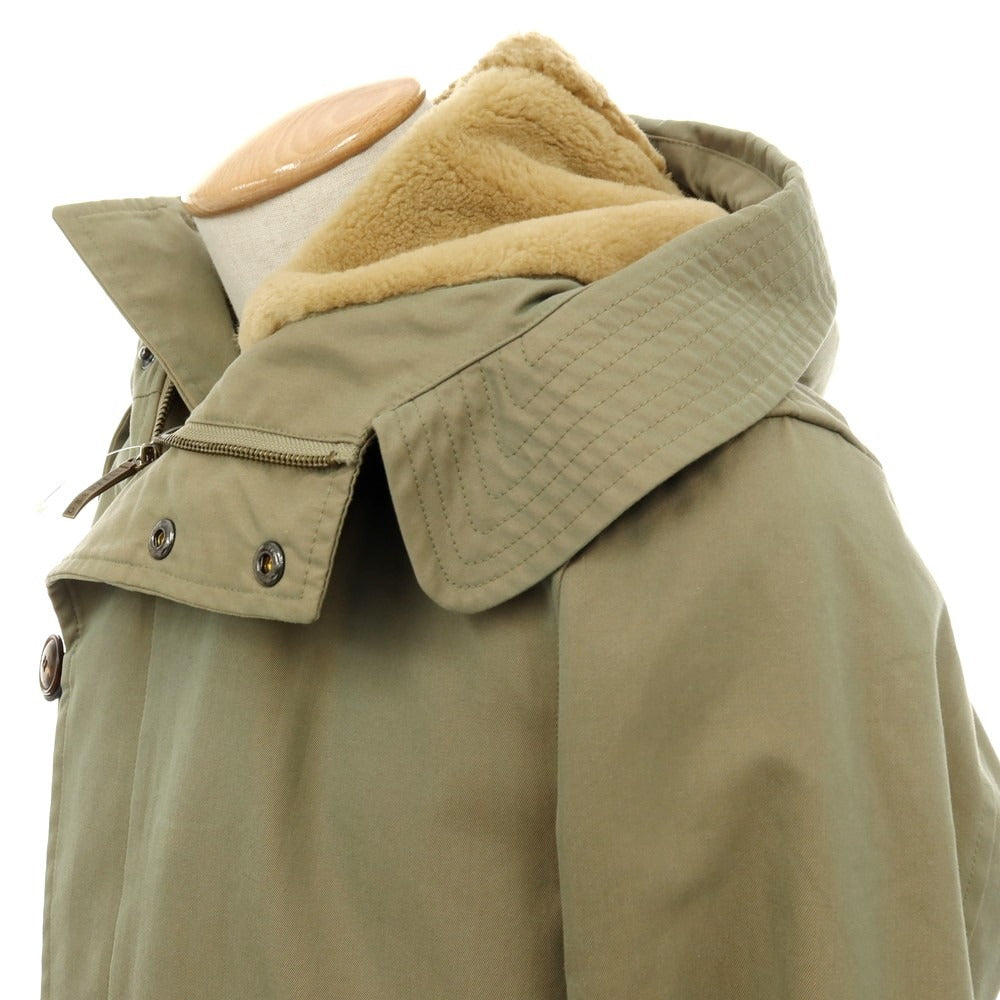 【中古】グレンフェル GRENFELL コットン ウールライナー付き フーデッド トレンチコート グリーン系【サイズ34】【 状態ランクB 】【 メンズ 】
