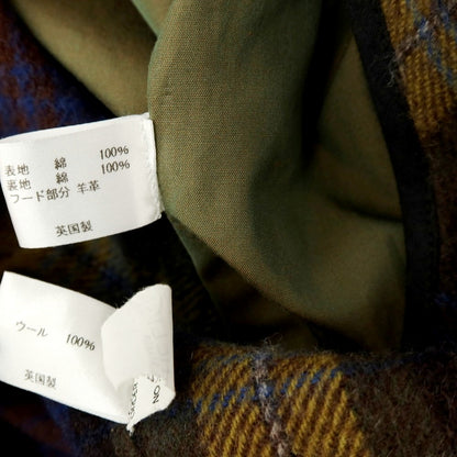 【中古】グレンフェル GRENFELL コットン ウールライナー付き フーデッド トレンチコート グリーン系【サイズ34】【 状態ランクB 】【 メンズ 】