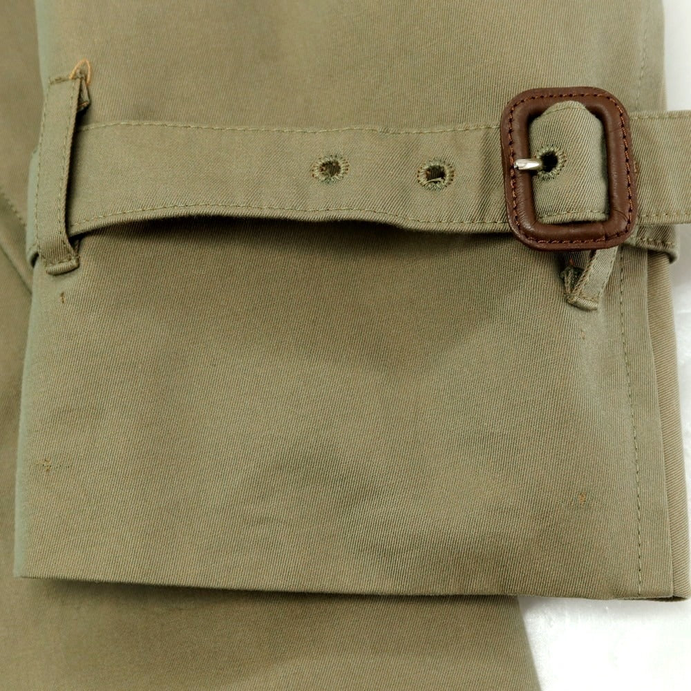 【中古】グレンフェル GRENFELL コットン ウールライナー付き フーデッド トレンチコート グリーン系【サイズ34】【 状態ランクB 】【 メンズ 】