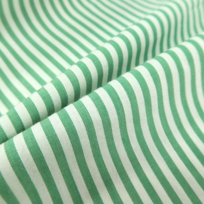 【中古】ドレイクス DRAKES EASYDAY コットン ストライプ レギュラーカラー ドレスシャツ グリーンxホワイト【サイズ39】【 状態ランクC 】【 メンズ 】