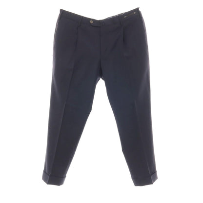 【SALE10%OFF/返品不可】【中古】ピーティーゼロウーノ PT01 TRAVELLER ストレッチ ポリエステルウール ドレススラックスパンツ ネイビー【 サイズ50 】【 状態ランクB 】【 メンズ 】