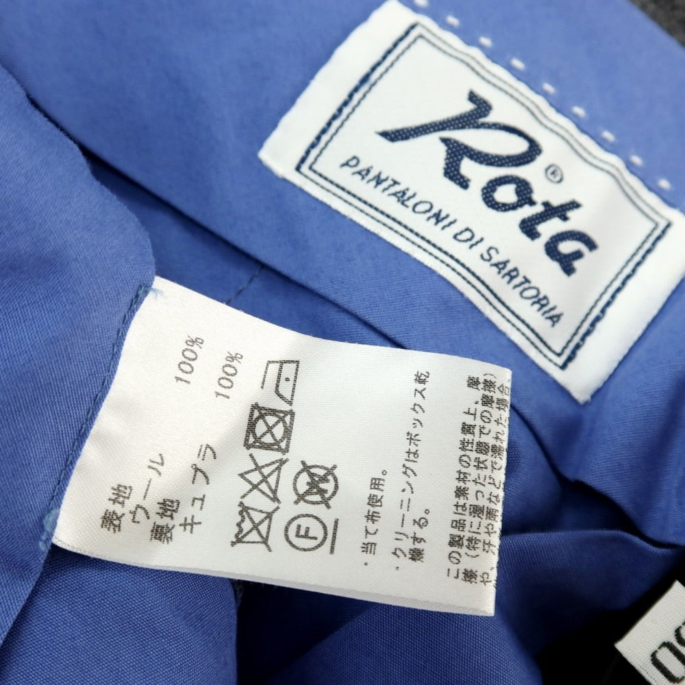 【中古】ロータ ROTA ウール ドレススラックスパンツ グレー【サイズ50】【 状態ランクB 】【 メンズ 】