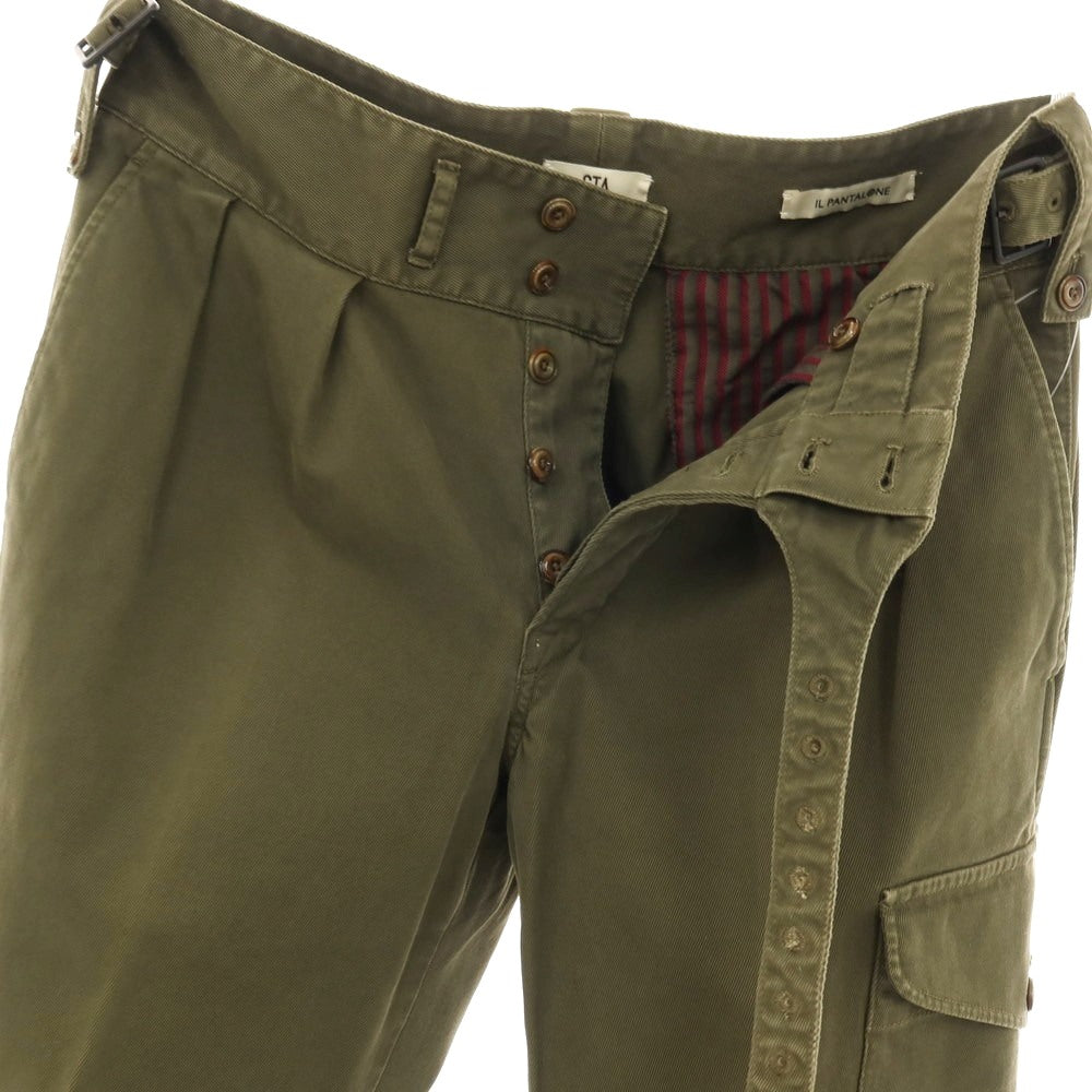【中古】ジーティーアー G.T.A GHURKA ストレッチ ツイルコットン グルカパンツ オリーブ【サイズ48】【 状態ランクB 】【 メンズ 】