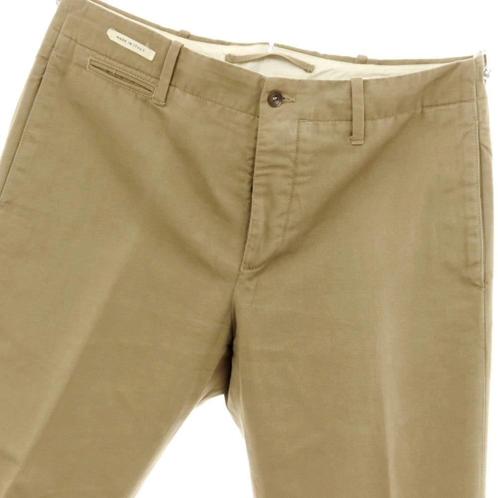 【中古】イカイ YCHAI ツイルコットン チノパンツ ベージュ【サイズ33】【 状態ランクC 】【 メンズ 】
