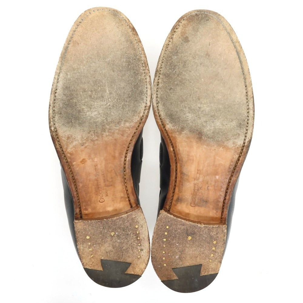 【中古】クロケットアンドジョーンズ CROCKETT&amp;JONES CAVENDISH3 タッセルローファー ネイビー【 6 】【 状態ランクC 】【 メンズ 】 []