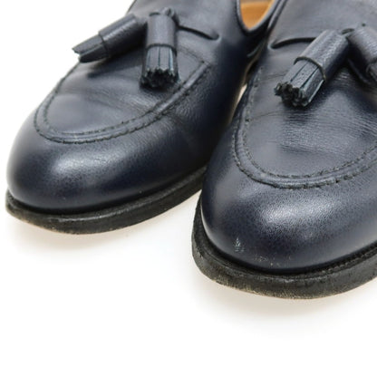 【中古】クロケットアンドジョーンズ CROCKETT&amp;JONES CAVENDISH3 タッセルローファー ネイビー【 6 】【 状態ランクC 】【 メンズ 】 []