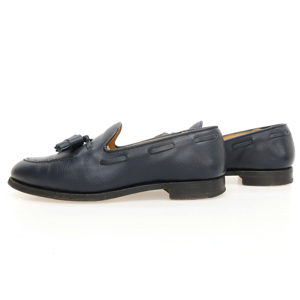 【中古】クロケットアンドジョーンズ CROCKETT&amp;JONES CAVENDISH3 タッセルローファー ネイビー【 6 】【 状態ランクC 】【 メンズ 】 []