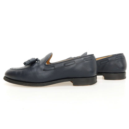 【中古】クロケットアンドジョーンズ CROCKETT&amp;JONES CAVENDISH3 タッセルローファー ネイビー【 6 】【 状態ランクC 】【 メンズ 】 []