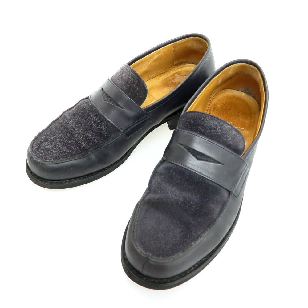 【中古】パラブーツ Paraboot アドニス コインロファー ネイビー【サイズ6】【 状態ランクC 】【 メンズ 】