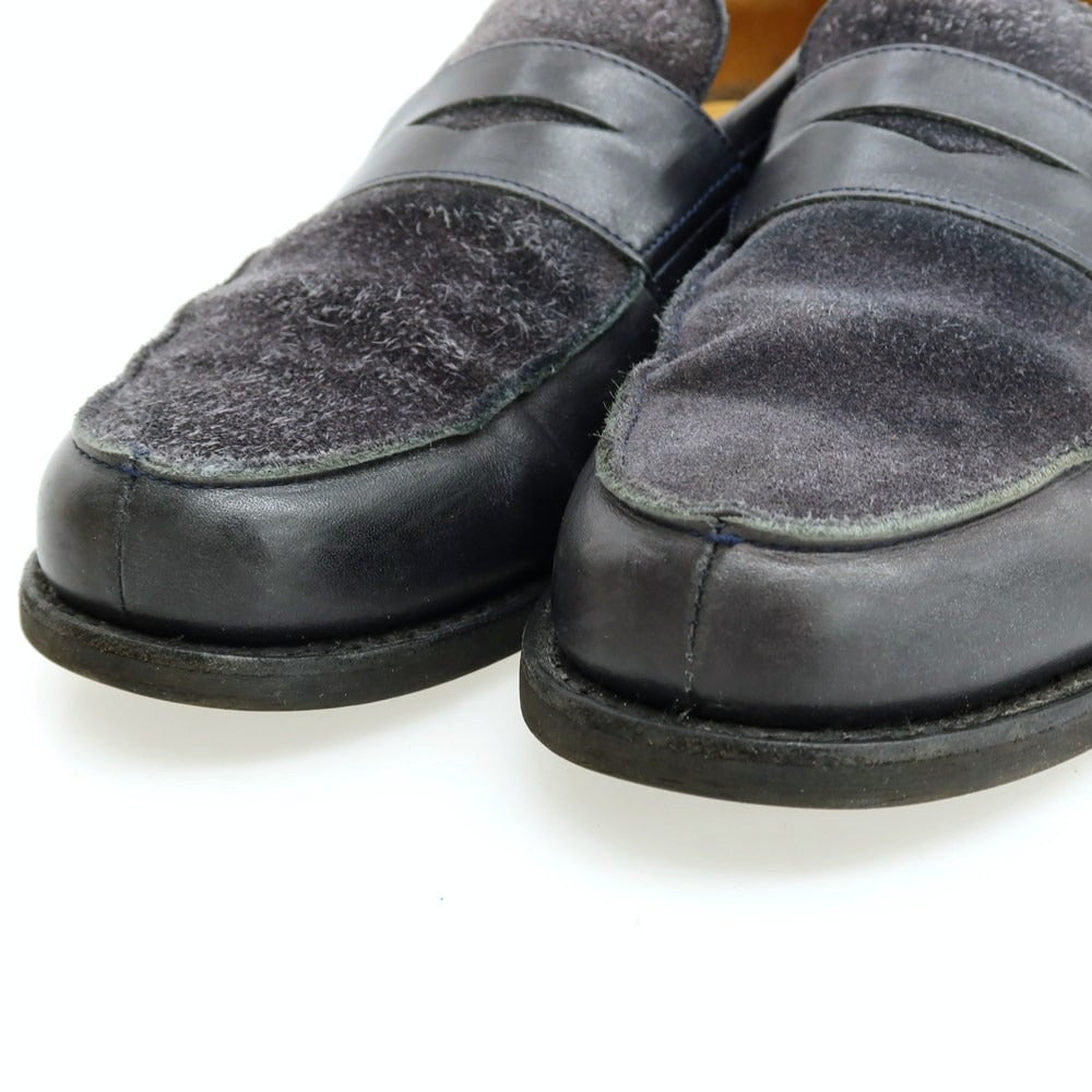 【中古】パラブーツ Paraboot アドニス コインロファー ネイビー【サイズ6】【 状態ランクC 】【 メンズ 】