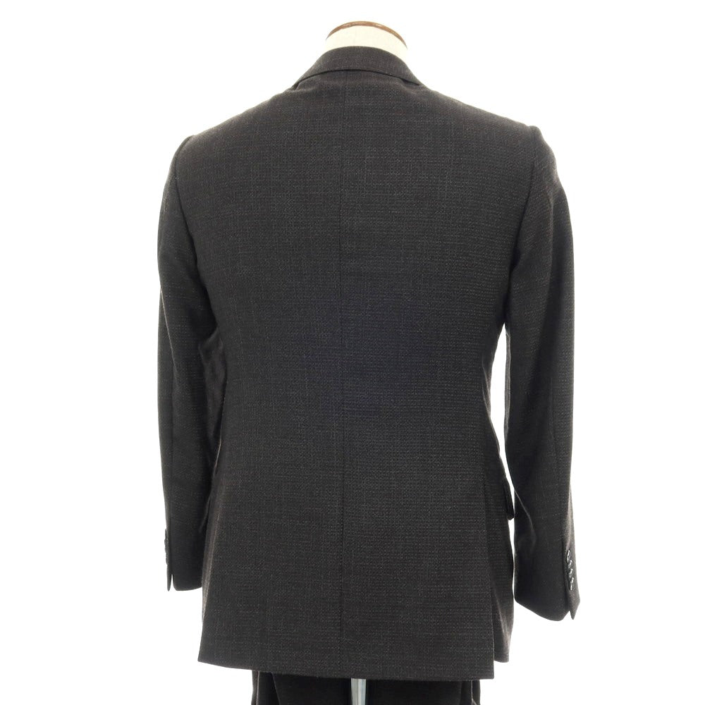 【中古】ルイジ ビアンキ マントヴァ Luigi Bianchi Mantova ウール 2つボタンスーツ ダークブラウン【サイズ46】【 状態ランクB 】【 メンズ 】