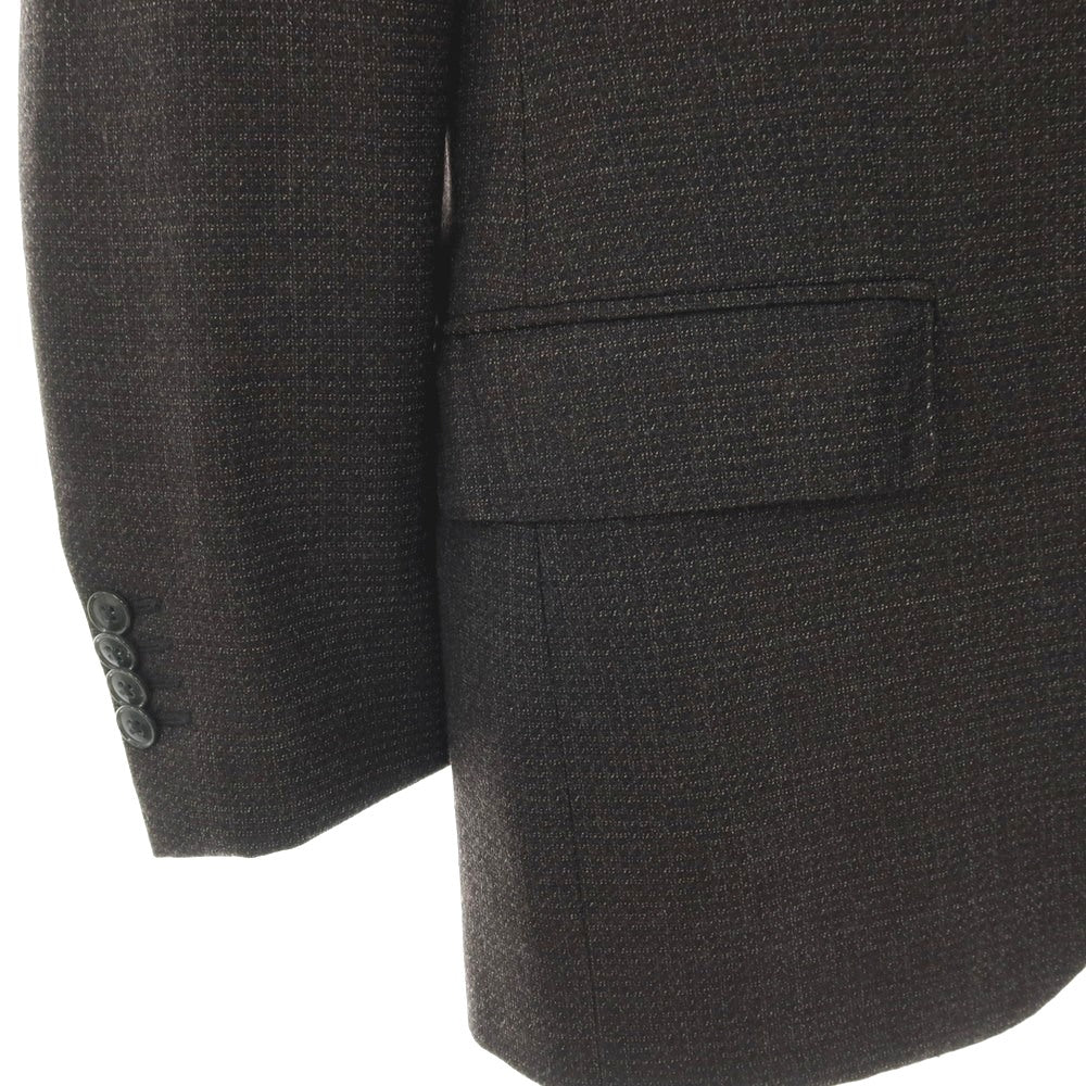 【中古】ルイジ ビアンキ マントヴァ Luigi Bianchi Mantova ウール 2つボタンスーツ ダークブラウン【サイズ46】【 状態ランクB 】【 メンズ 】