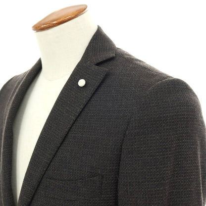 【中古】ルイジ ビアンキ マントヴァ Luigi Bianchi Mantova ウール 2つボタンスーツ ダークブラウン【サイズ46】【 状態ランクB 】【 メンズ 】