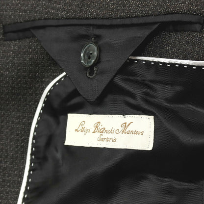 【中古】ルイジ ビアンキ マントヴァ Luigi Bianchi Mantova ウール 2つボタンスーツ ダークブラウン【サイズ46】【 状態ランクB 】【 メンズ 】