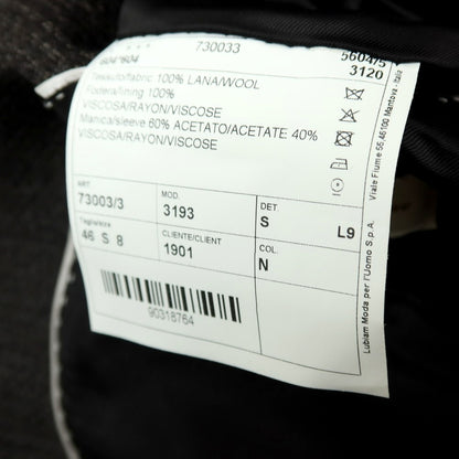 【中古】ルイジ ビアンキ マントヴァ Luigi Bianchi Mantova ウール 2つボタンスーツ ダークブラウン【サイズ46】【 状態ランクB 】【 メンズ 】