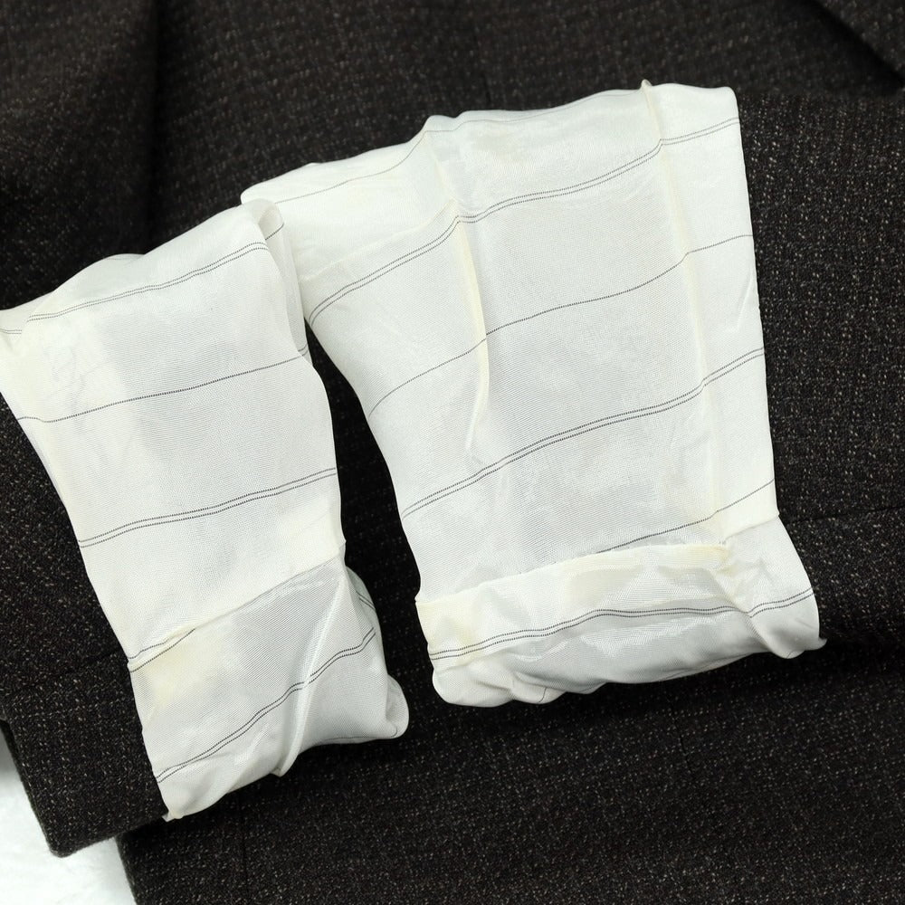 【中古】ルイジ ビアンキ マントヴァ Luigi Bianchi Mantova ウール 2つボタンスーツ ダークブラウン【サイズ46】【 状態ランクB 】【 メンズ 】