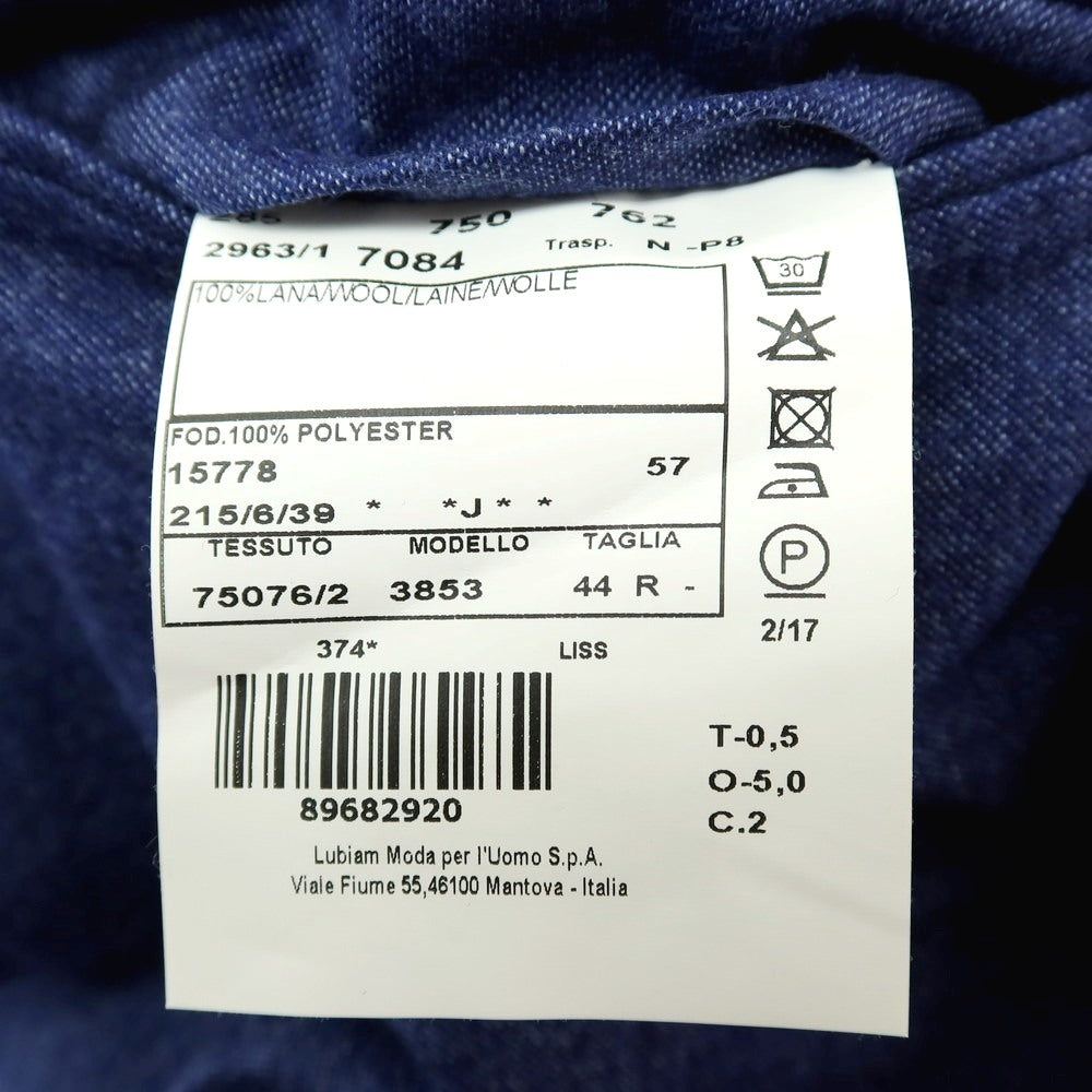 【中古】エルビーエム1911 L.B.M.1911 ウール 2つボタンスーツ ネイビー【サイズ44】【 状態ランクC 】【 メンズ 】