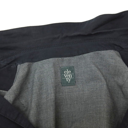 【中古】イレブンティ eleventy コットンポリウレタン カジュアル系ジレ ベスト ネイビー【サイズS】【 状態ランクC 】【 メンズ 】