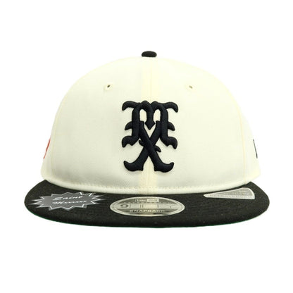 【中古】セント マイケル SAINT Mxxxxxx × NEW ERA 2026年春夏 ベースボールキャップ 帽子 アイボリーxブラック【 状態ランクA 】【 メンズ 】