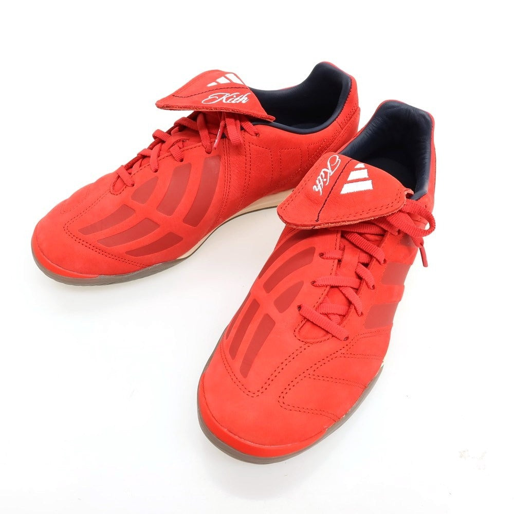 【中古】キス KITH × adidas Football Predator 2025年春夏 スニーカー レッド【サイズ27】【 状態ランクA 】【 メンズ 】[APD]