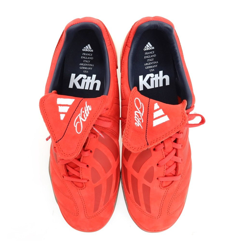 【中古】キス KITH × adidas Football Predator 2025年春夏 スニーカー レッド【サイズ27】【 状態ランクA 】【 メンズ 】[APD]