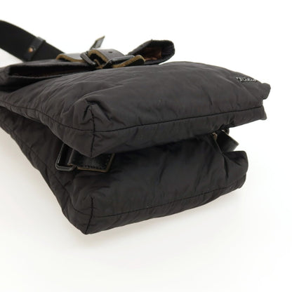 【中古】エフクリオ F.CLIO ナイロン系 レザー ボディバッグ ブラック【 状態ランクC 】【 メンズ 】