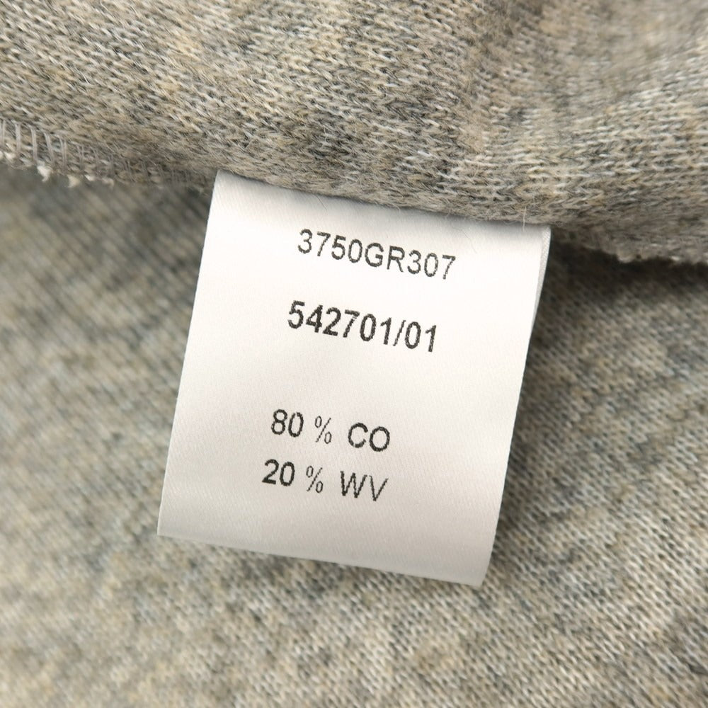 【中古】ギローバー GUY ROVER コットンウール カジュアルシャツ グレーxブラウン【サイズM】【 状態ランクB 】【 メンズ 】