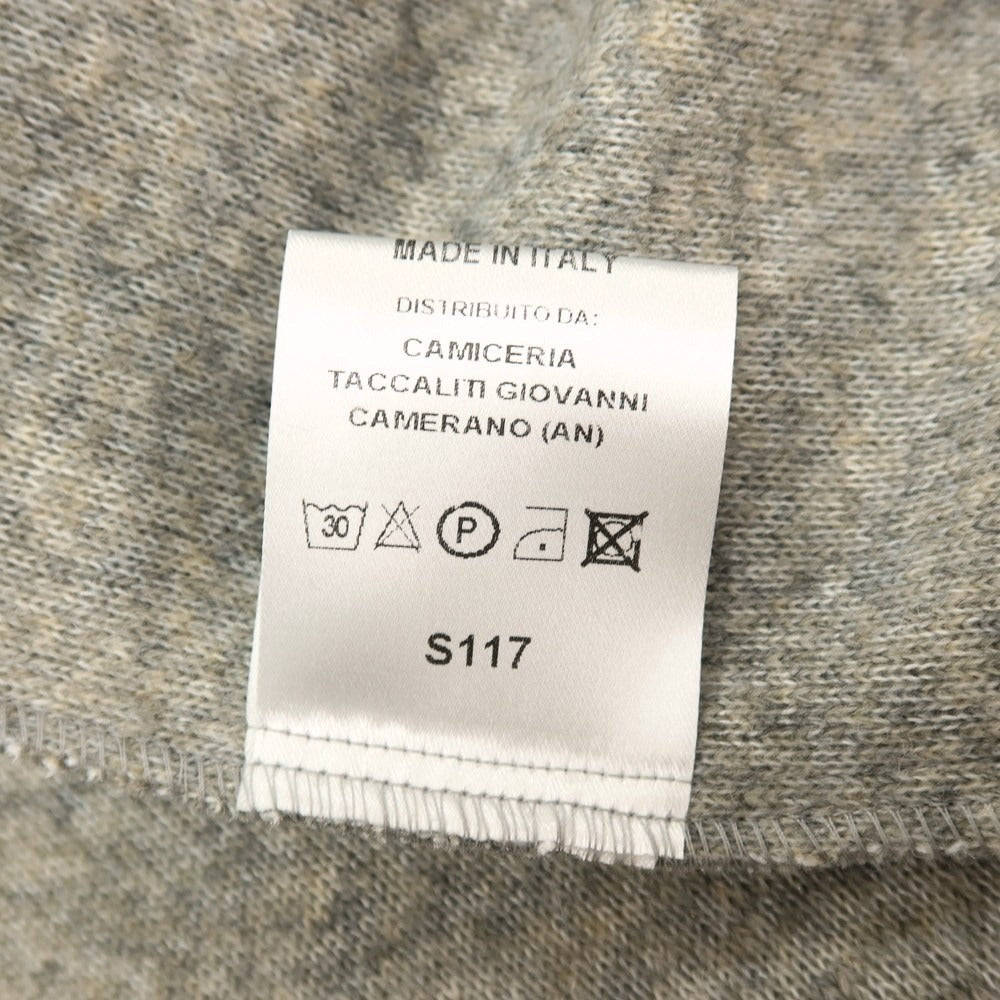 【中古】ギローバー GUY ROVER コットンウール カジュアルシャツ グレーxブラウン【サイズM】【 状態ランクB 】【 メンズ 】