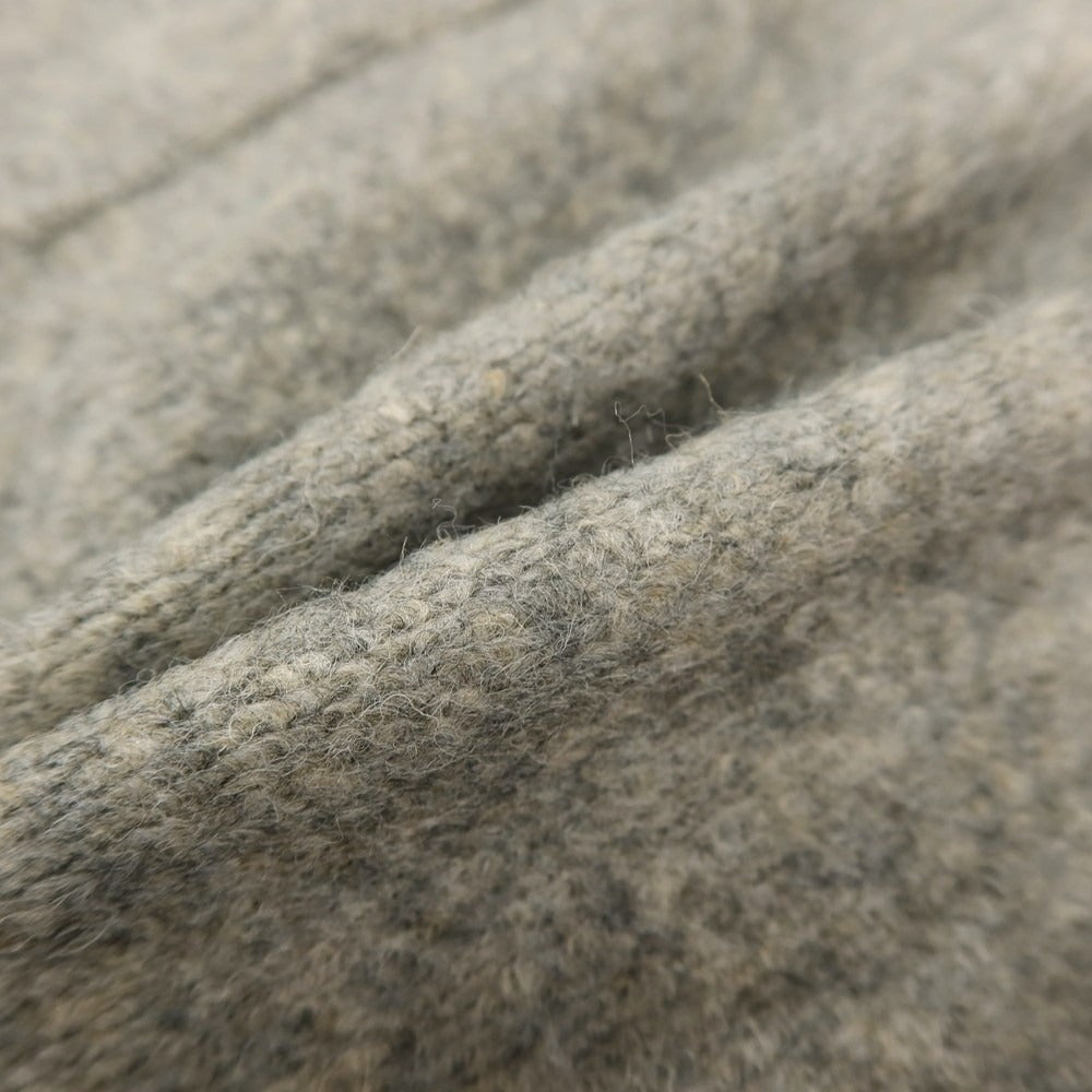 【中古】ギローバー GUY ROVER コットンウール カジュアルシャツ グレーxブラウン【サイズM】【 状態ランクB 】【 メンズ 】