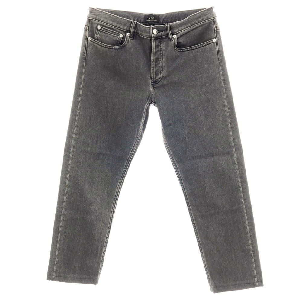 【SALE30%OFF/返品不可】【中古】アーペーセー A.P.C. PETIT NEW STANDARD ストレッチ コットン デニムパンツ ジーンズ グレー【 サイズ31 】【 状態ランクB 】【 メンズ 】 [APD]