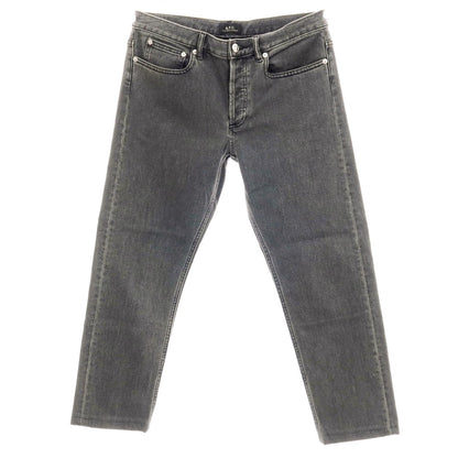 【SALE30%OFF/返品不可】【中古】アーペーセー A.P.C. PETIT NEW STANDARD ストレッチ コットン デニムパンツ ジーンズ グレー【 サイズ31 】【 状態ランクB 】【 メンズ 】 [APD]