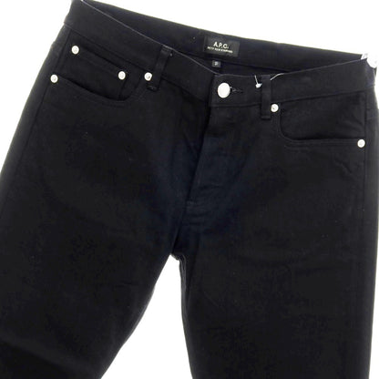 【中古】アーペーセー A.P.C. PETIT NEW STANDARD ストレッチ コットン デニムパンツ ブラック【 31 】【 状態ランクB 】【 メンズ 】 []