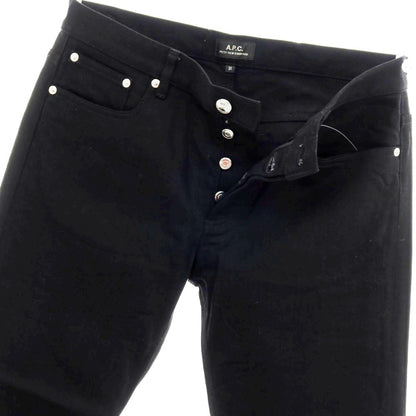 【中古】アーペーセー A.P.C. PETIT NEW STANDARD ストレッチ コットン デニムパンツ ブラック【 31 】【 状態ランクB 】【 メンズ 】 []