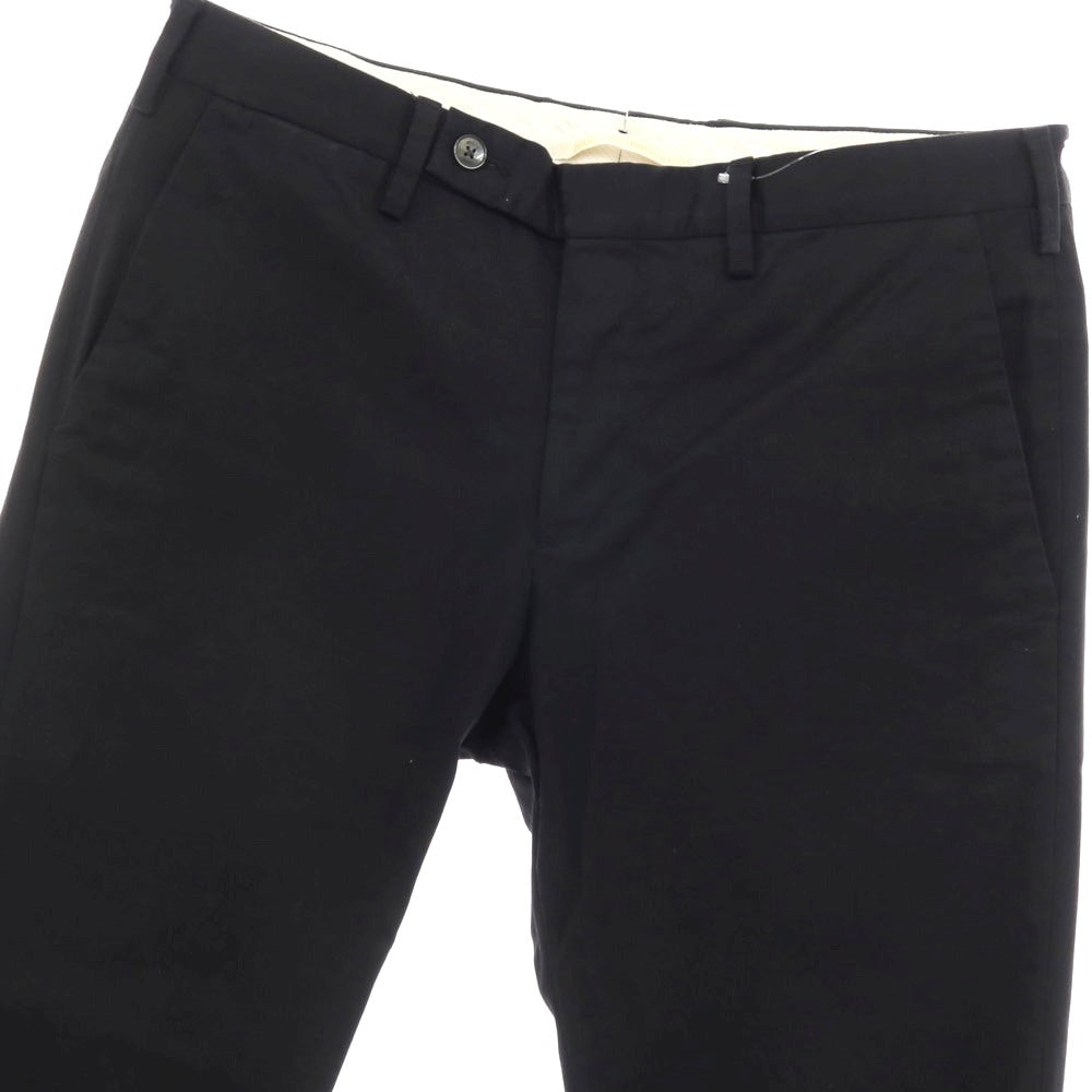 【中古】ブリリア1949 BRIGLIA 1949 ストレッチ ツイルコットン カジュアルスラックスパンツ ブラック【サイズ46】【 状態ランクB 】【 メンズ 】