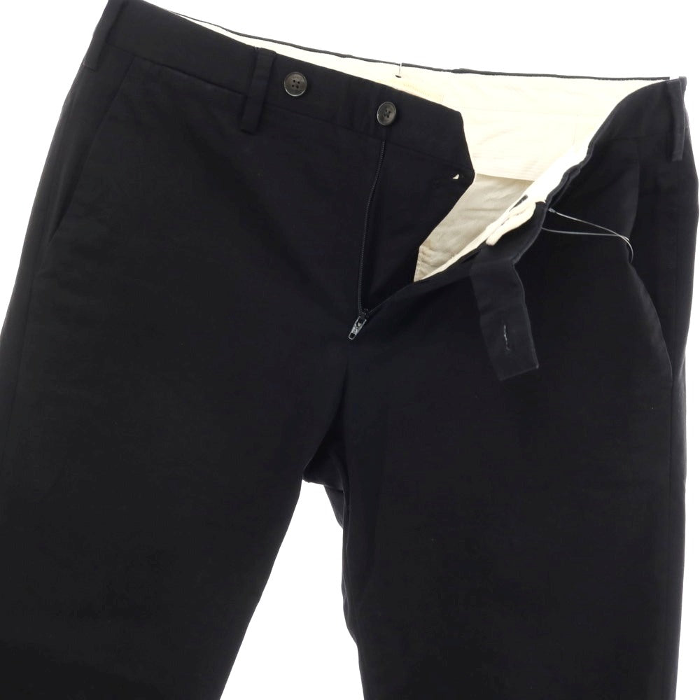 【中古】ブリリア1949 BRIGLIA 1949 ストレッチ ツイルコットン カジュアルスラックスパンツ ブラック【サイズ46】【 状態ランクB 】【 メンズ 】