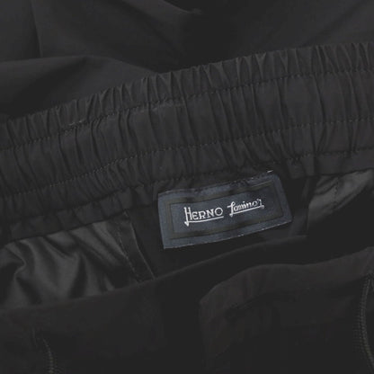 【中古】ヘルノ Herno Laminar ストレッチ ナイロン イージーパンツ ブラック【サイズS】【 状態ランクB 】【 メンズ 】