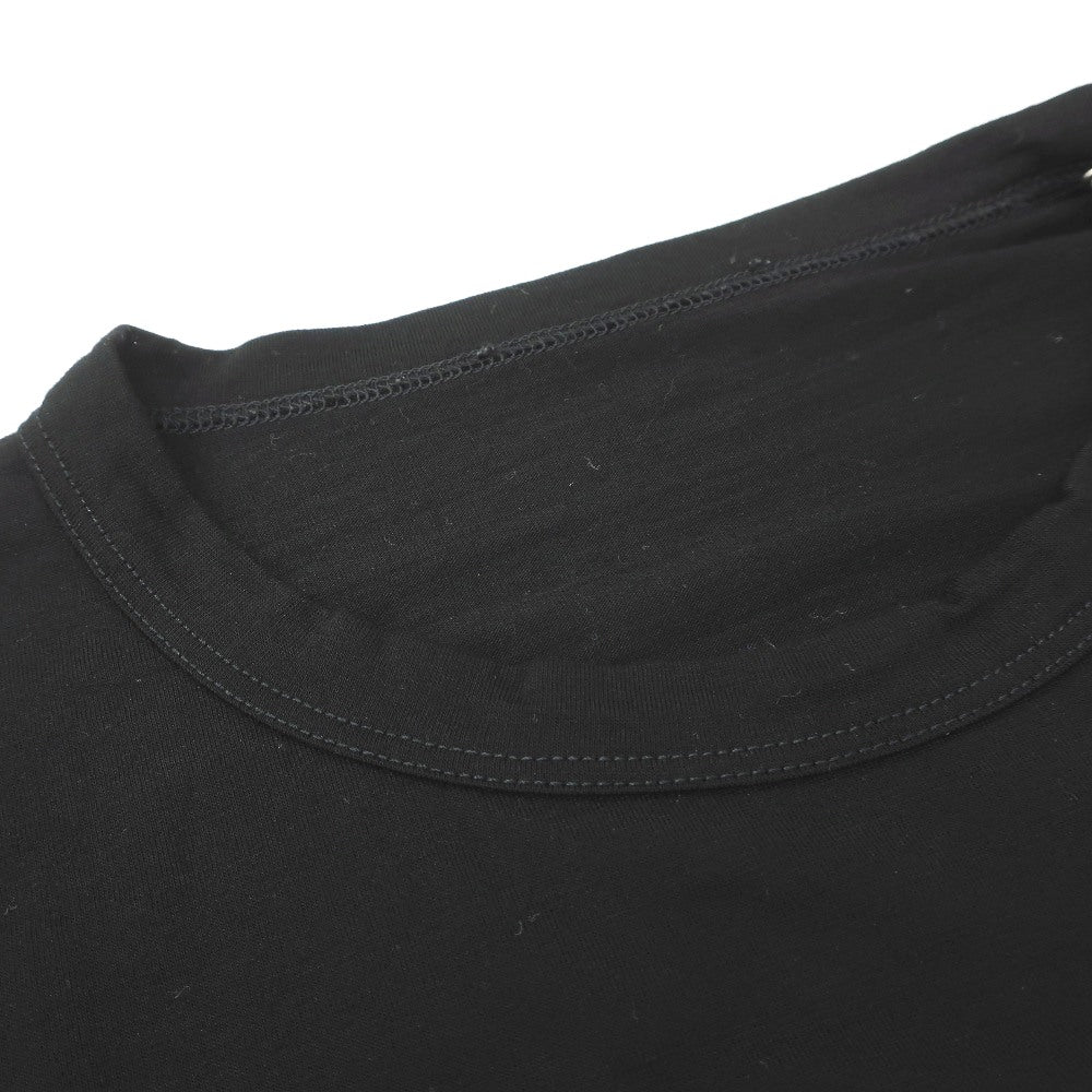 【中古】アンティーチポ　アンティチポ ANTICIPO リヨセルウール クルーネック 半袖Ｔシャツ ブラック【サイズ46】【 状態ランクB 】【 メンズ 】