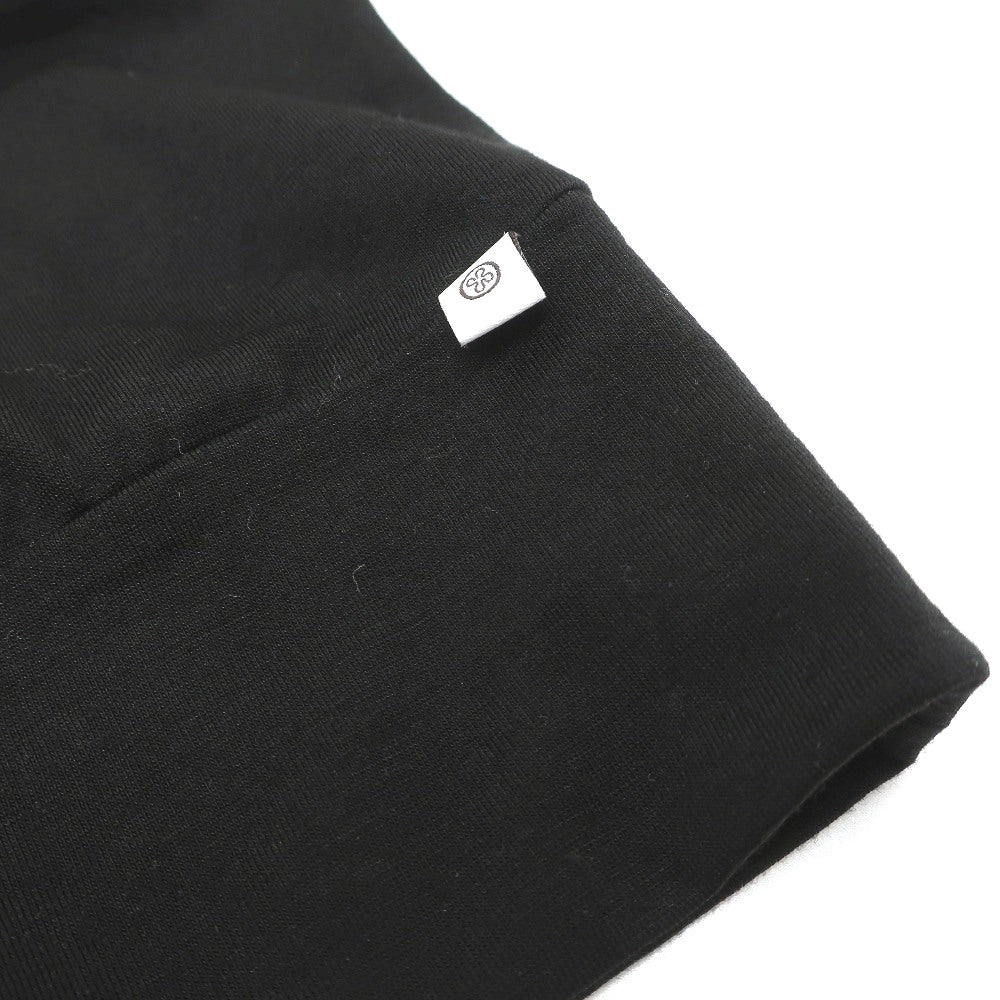 【中古】アンティーチポ　アンティチポ ANTICIPO リヨセルウール クルーネック 半袖Ｔシャツ ブラック【サイズ46】【 状態ランクB 】【 メンズ 】