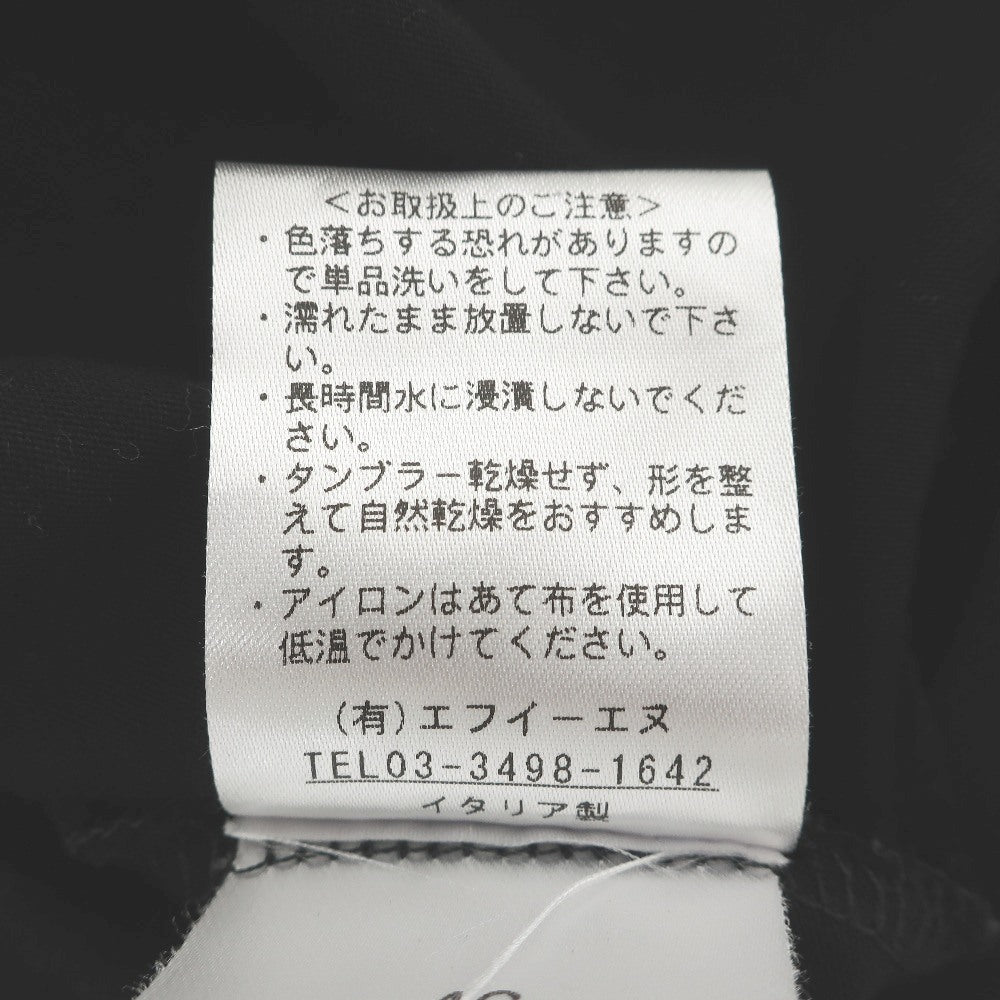 【中古】アンティーチポ　アンティチポ ANTICIPO リヨセルウール クルーネック 半袖Ｔシャツ ブラック【サイズ46】【 状態ランクB 】【 メンズ 】