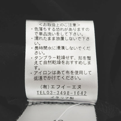 【中古】アンティーチポ　アンティチポ ANTICIPO リヨセルウール クルーネック 半袖Ｔシャツ ブラック【サイズ46】【 状態ランクB 】【 メンズ 】