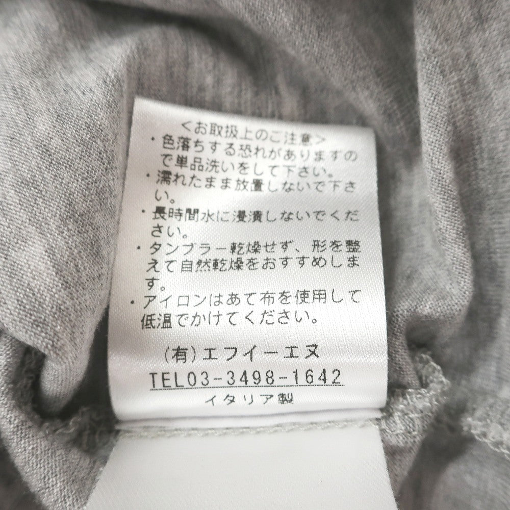 【中古】アンティーチポ　アンティチポ ANTICIPO リヨセルウール クルーネック 半袖Ｔシャツ グレー【サイズ46】【 状態ランクB 】【 メンズ 】