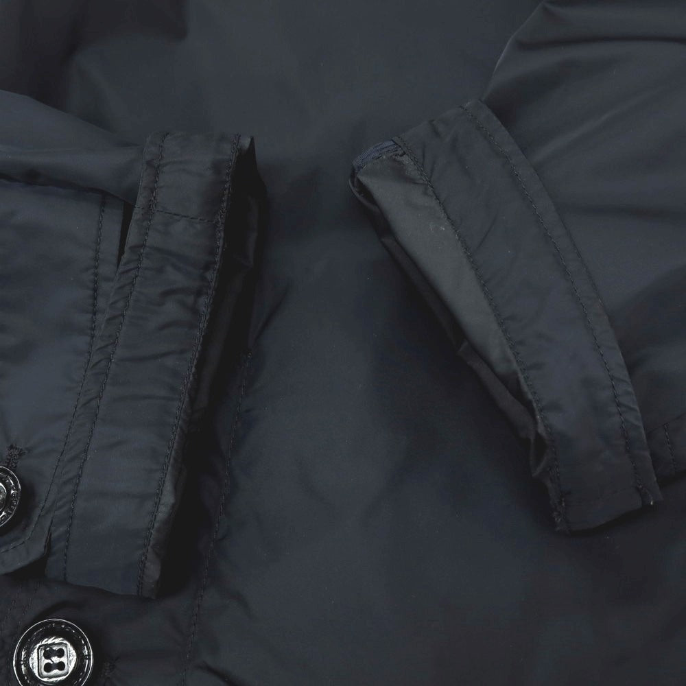 【中古】ピューテリー PEUTEREY ナイロン ステンカラーコート ネイビー【サイズ50】【 状態ランクC 】【 メンズ 】