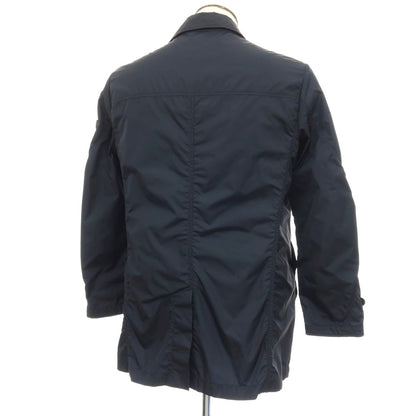 【中古】ピューテリー PEUTEREY ナイロン ステンカラーコート ネイビー【サイズ50】【 状態ランクC 】【 メンズ 】