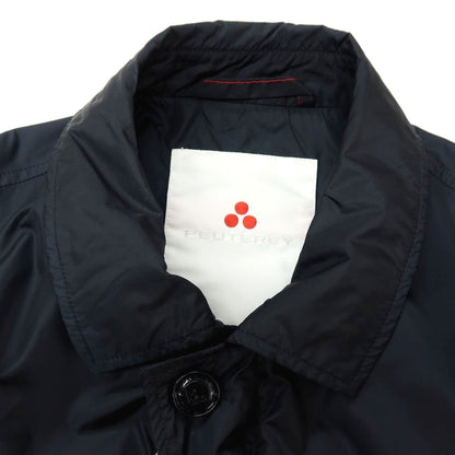 【中古】ピューテリー PEUTEREY ナイロン ステンカラーコート ネイビー【サイズ50】【 状態ランクC 】【 メンズ 】