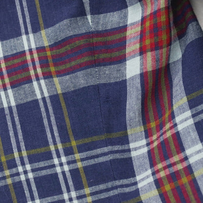 【中古】ポロ ラルフローレン Polo Ralph Lauren コットン チェック ダブル6B カジュアルジャケット ネイビーxレッド【サイズ38S】【 状態ランクD 】【 メンズ 】