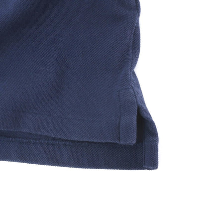 【中古】ポロ ラルフローレン Polo Ralph Lauren コットン 鹿の子 半袖ポロシャツ ネイビー【サイズL】【 状態ランクB 】【 メンズ 】