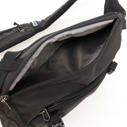 【中古】パタゴニア patagonia ポリエステル スリングバッグ ブラック【 状態ランクA 】【 メンズ 】